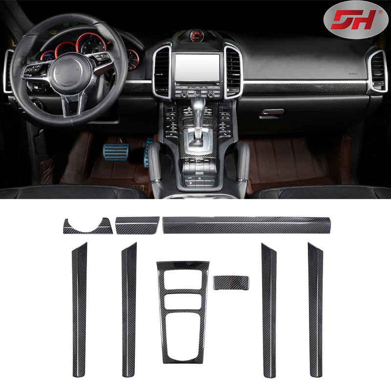 9pcs Car Carbon Fiber Interior Trim Kit Center Control Panel Decorative Frame For Porsche Cayenne 2011-2017
9pcs Car Carbon Fiber Interior Trim Kit Center Control Panel Decorative Frame For Porsche Cayenne 2011-2017