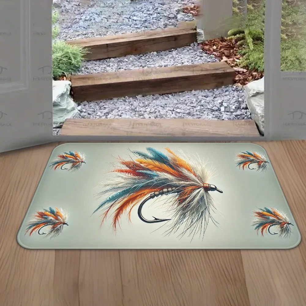 1PC Feather Fishhook pattern Kitchen Rugs Non-Slip Door Mats Pop design Living room Rugs Bath Mat Carpet for Sink Laundry Decor
1PC Feather Fishhook pattern Kitchen Rugs Non-Slip Door Mats Pop design Living room Rugs Bath Mat Carpet for Sink Laundry Decor