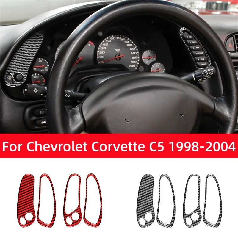 For Chevrolet Corvette C5 1998-2004 Accessories Carbon Fiber Interior Car Speedometer Both Sides Button Trim Cover Frame Sticker
For Chevrolet Corvette C5 1998-2004 Accessories Carbon Fiber Interior Car Speedometer Both Sides Button Trim Cover Frame Sticker