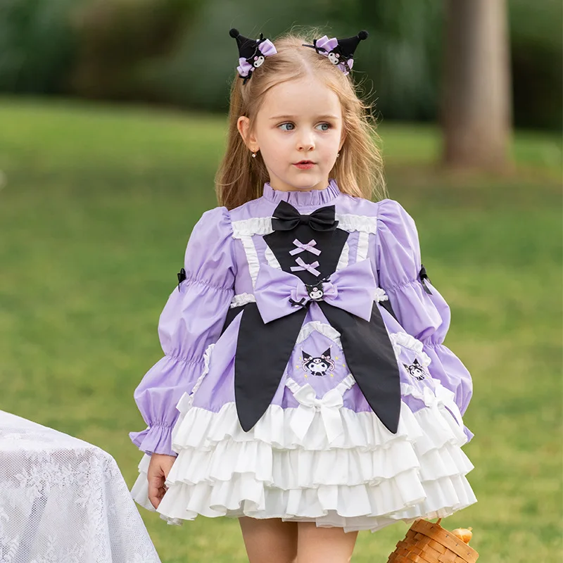 Anime Kuromi Lolita Dress Children's Princess Dress Girls' Birthday Party Dress Layered Dress Cotton Festival Ball Gown Gift
Anime Kuromi Lolita Dress Children's Princess Dress Girls' Birthday Party Dress Layered Dress Cotton Festival Ball Gown Gift