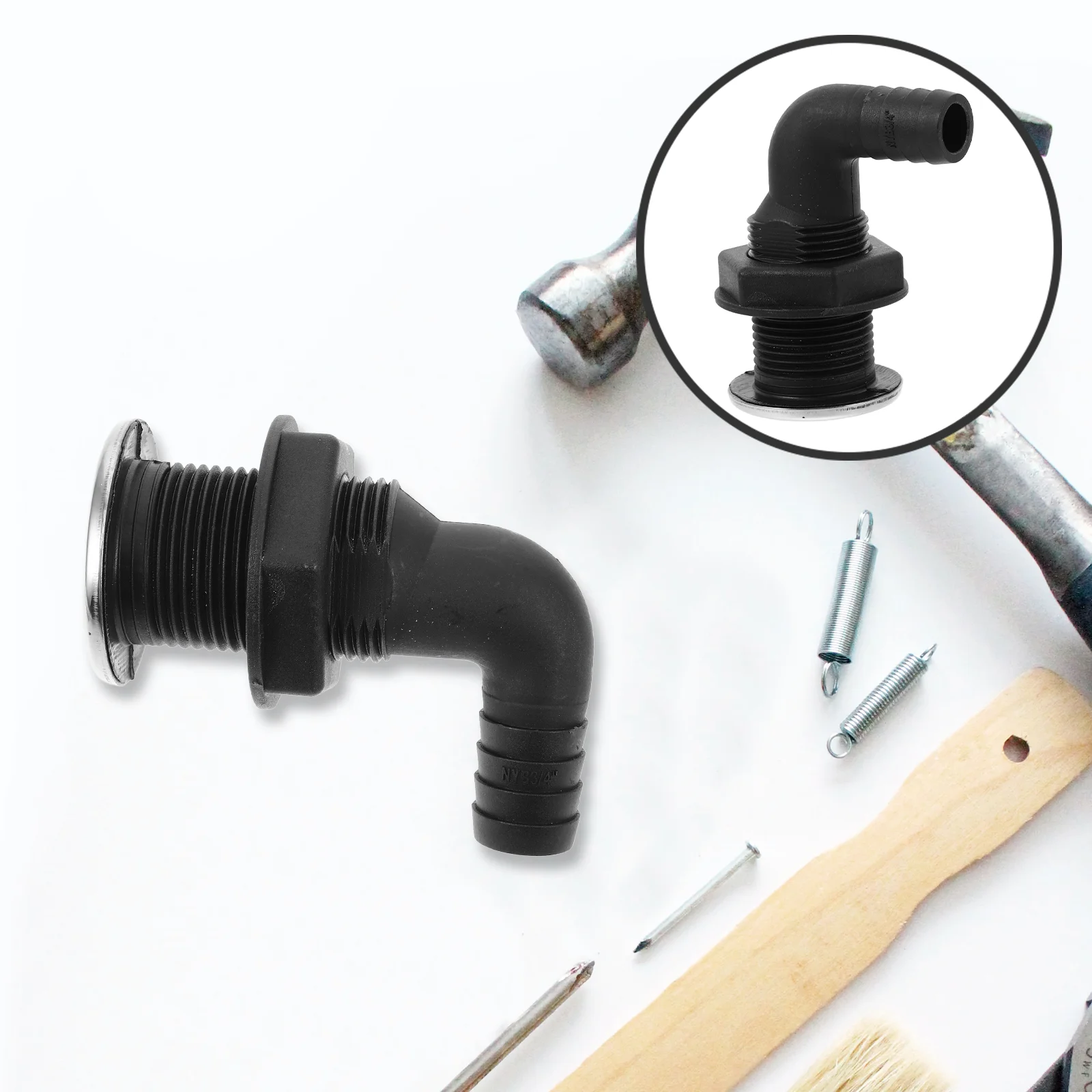 90 Degree Marine Drain Fitting Kayak Track Mount Boat Floor Tube Scupper Drain Adapter Small Nylon Accessories
90 Degree Marine Drain Fitting Kayak Track Mount Boat Floor Tube Scupper Drain Adapter Small Nylon Accessories