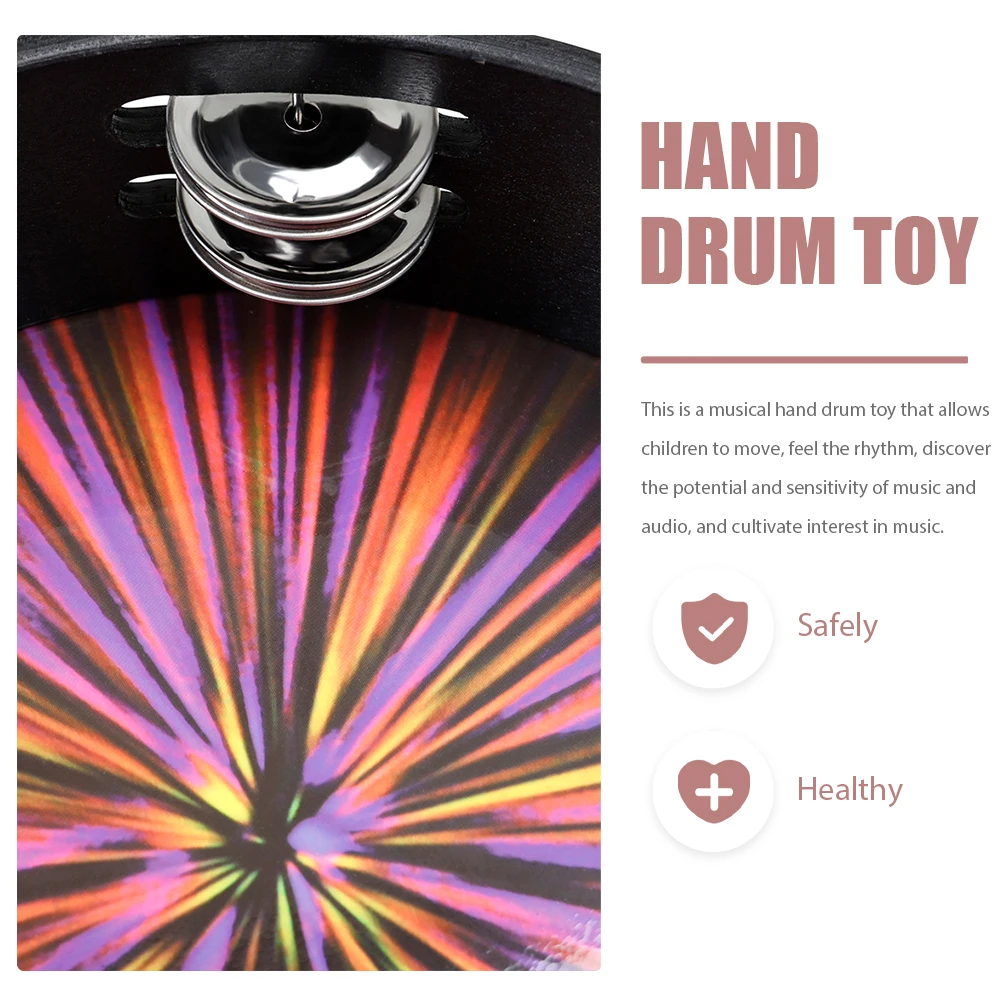 Hand Bell Drum Double Row Tambourine Wooden Percussion Musical Instrument for Kids Safe Parent-Child Interactive
Hand Bell Drum Double Row Tambourine Wooden Percussion Musical Instrument for Kids Safe Parent-Child Interactive