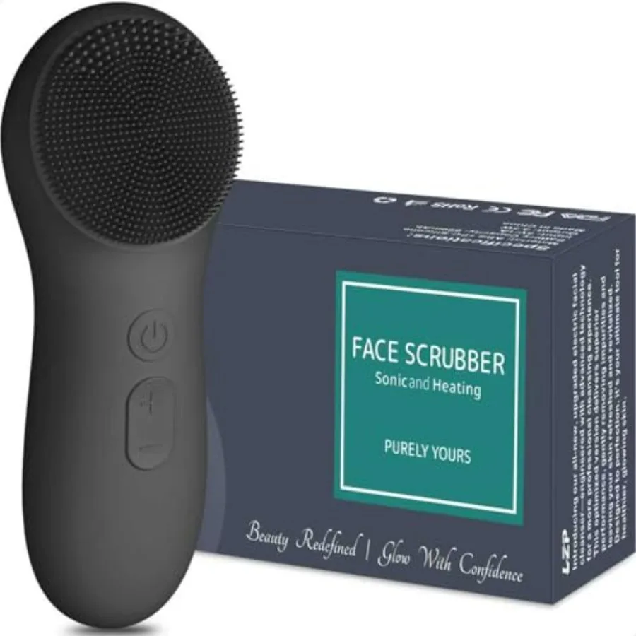LZP Silicone Face Scrubber, Electric Facial Cleansing Brush with 6 Speeds Vibration Technology, Rechargeable and Waterproof Exf
LZP Silicone Face Scrubber, Electric Facial Cleansing Brush with 6 Speeds Vibration Technology, Rechargeable and Waterproof Exf
