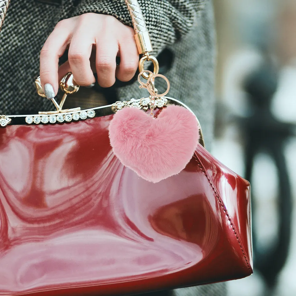4pcs Heart Chains Pom Pom Ball Keyring For Bag Car Keys Pendant Decor Ball Key Chain Heart Design Key Chains
4pcs Heart Chains Pom Pom Ball Keyring For Bag Car Keys Pendant Decor Ball Key Chain Heart Design Key Chains