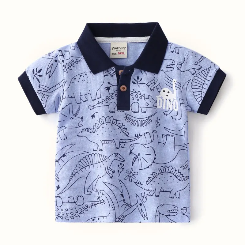 Children's Clothing T-Shirt Lapel Collar Kids Clothes Summer Boys Girls Cartoon Tops Short Sleeve 100% Cotton Baby Clothing
Children's Clothing T-Shirt Lapel Collar Kids Clothes Summer Boys Girls Cartoon Tops Short Sleeve 100% Cotton Baby Clothing