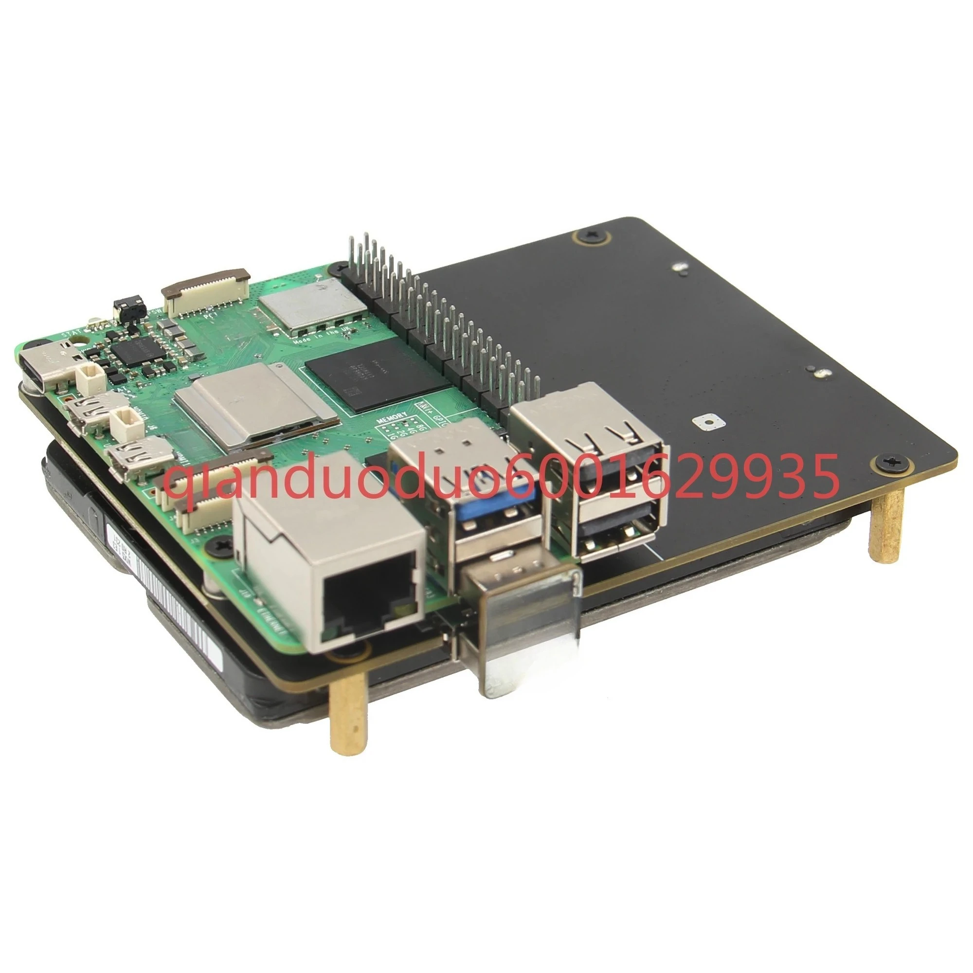 For Raspberry Pi 5 2.5 inch SATA HDD/SSD storage expansion board X1100
For Raspberry Pi 5 2.5 inch SATA HDD/SSD storage expansion board X1100