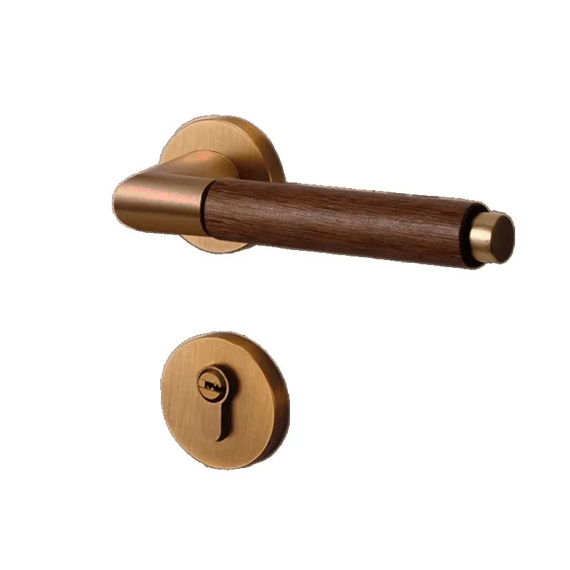 Walnut bedroom Chinese style, indoor room magnetic split door handle magnetic silent home
Walnut bedroom Chinese style, indoor room magnetic split door handle magnetic silent home