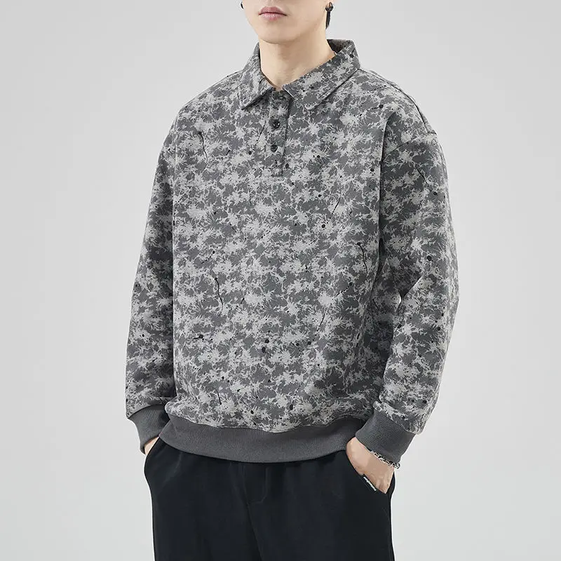 2024 New Men Polo Shirt Fashion Printing Loose Casual Long Sleeves Spring Autumn Male American Style Design Sense Large Size Top
2024 New Men Polo Shirt Fashion Printing Loose Casual Long Sleeves Spring Autumn Male American Style Design Sense Large Size Top