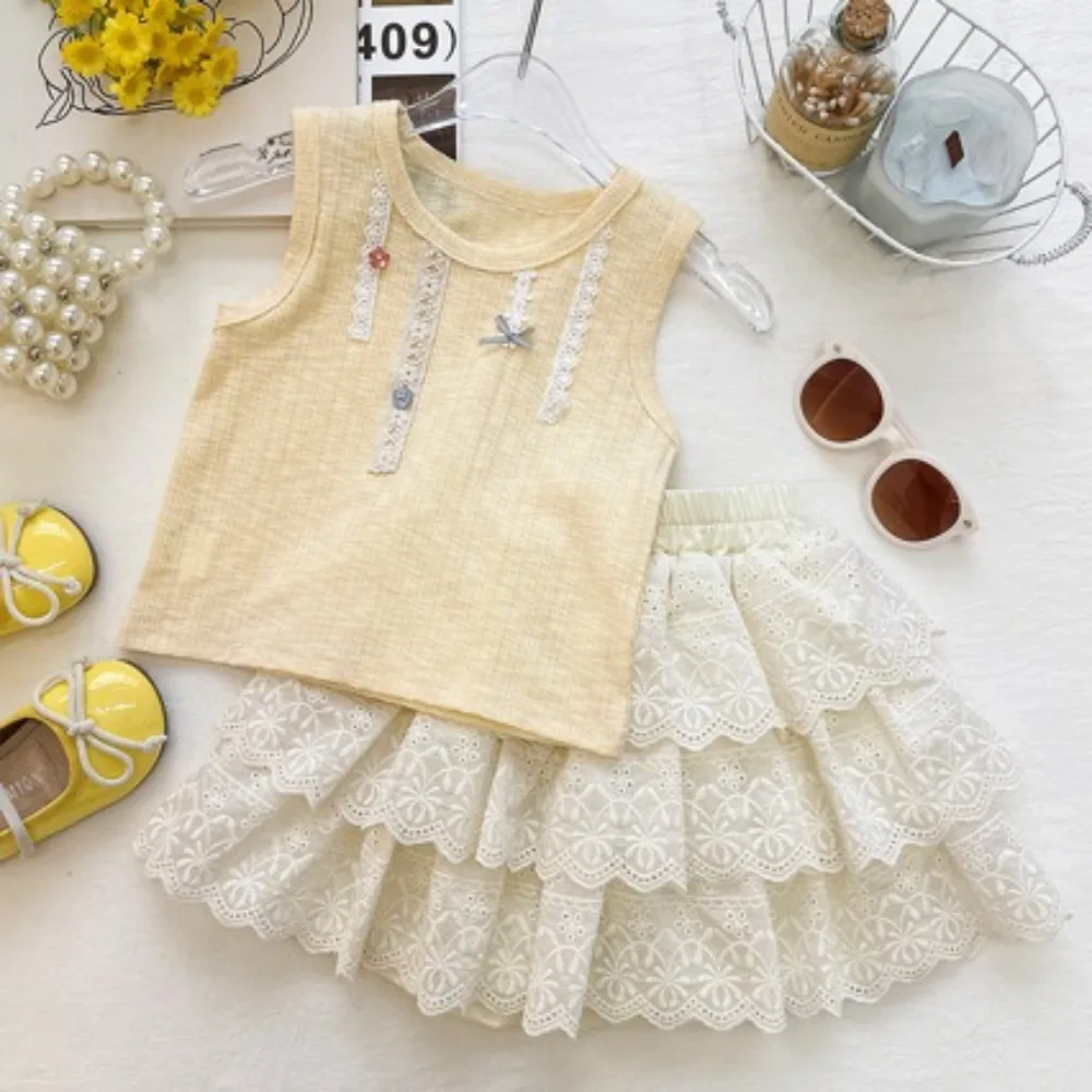 2026 Summer Toddler Girls 2Pcs Outfit, Short Sleeve Tee Top, Polka Dot Mini Skirt Fashion Matching Suit for
2026 Summer Toddler Girls 2Pcs Outfit, Short Sleeve Tee Top, Polka Dot Mini Skirt Fashion Matching Suit for