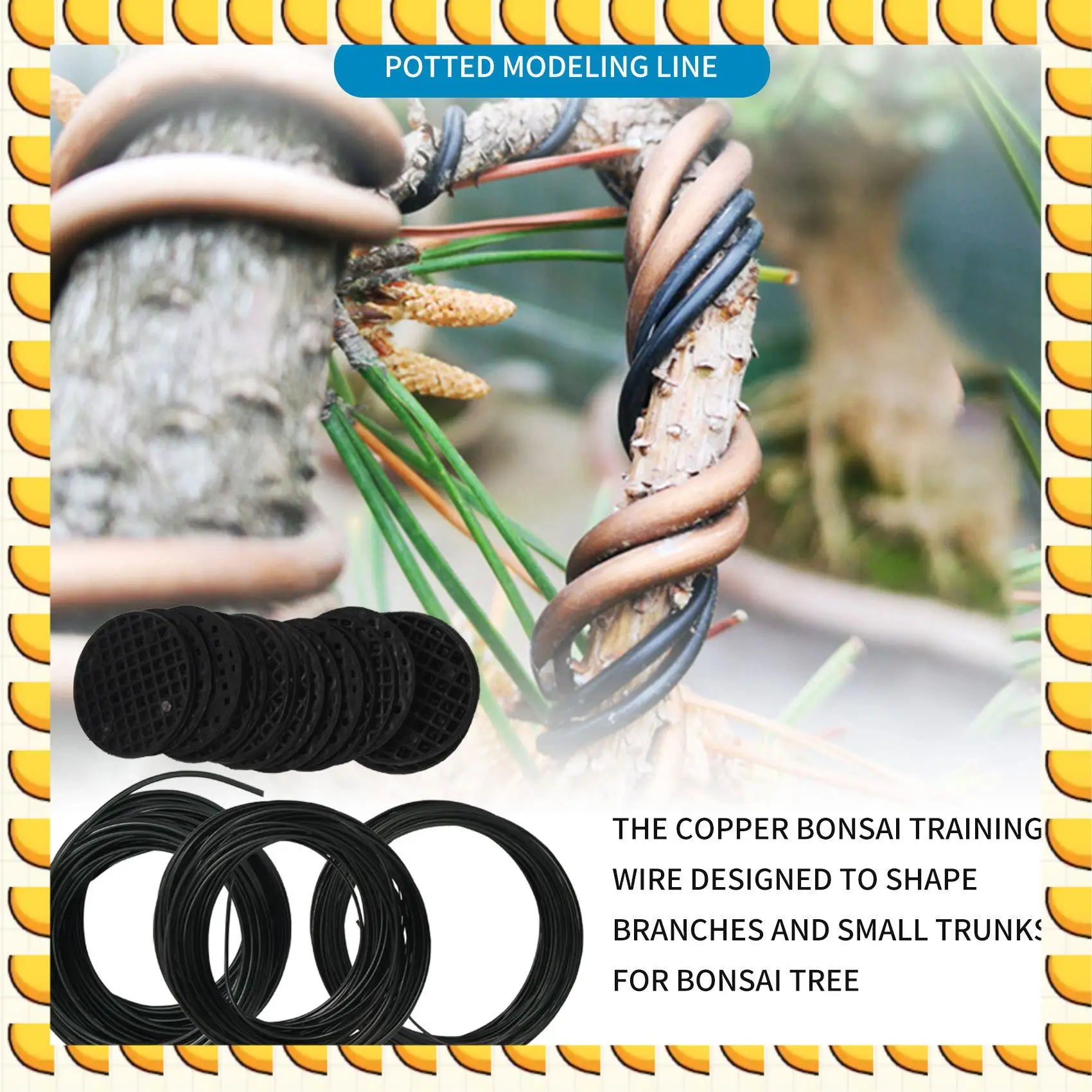 BAAU Bonsai Wire Set With Flower Pot Hole Mesh Pad,Copper Bonsai Training Wire For Bonsai Tree Kit 20 Plastic Mesh Mat
BAAU Bonsai Wire Set With Flower Pot Hole Mesh Pad,Copper Bonsai Training Wire For Bonsai Tree Kit 20 Plastic Mesh Mat