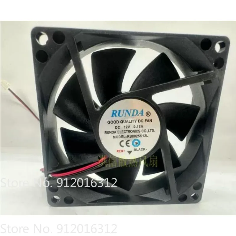 NEW Cooling Fan for RUNDA 8025 RS8025S12L DC12V 0.18A 8cm 80*80*25MM Cooling Fan
NEW Cooling Fan for RUNDA 8025 RS8025S12L DC12V 0.18A 8cm 80*80*25MM Cooling Fan