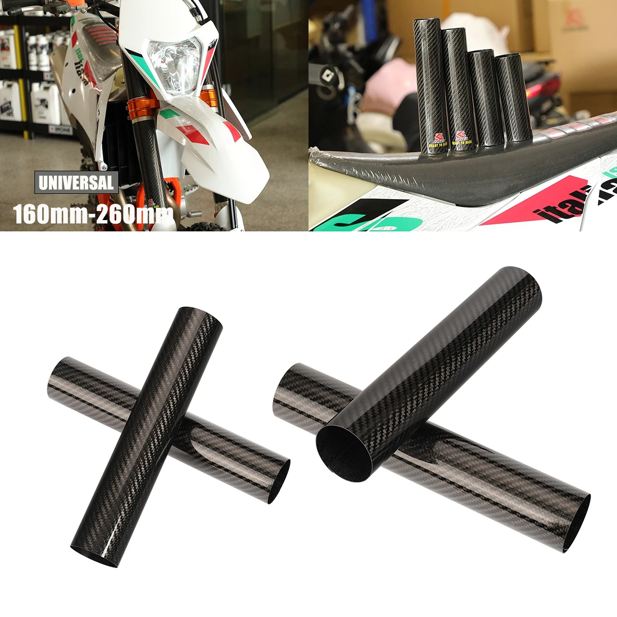 160mm 178mm 202mm 225mm 248mm Carbon Fiber Front Fork Guard Wrap Cover Motocross For Honda Yamaha Kawasaki Suzuki KTM CRF CR YZF
160mm 178mm 202mm 225mm 248mm Carbon Fiber Front Fork Guard Wrap Cover Motocross For Honda Yamaha Kawasaki Suzuki KTM CRF CR YZF