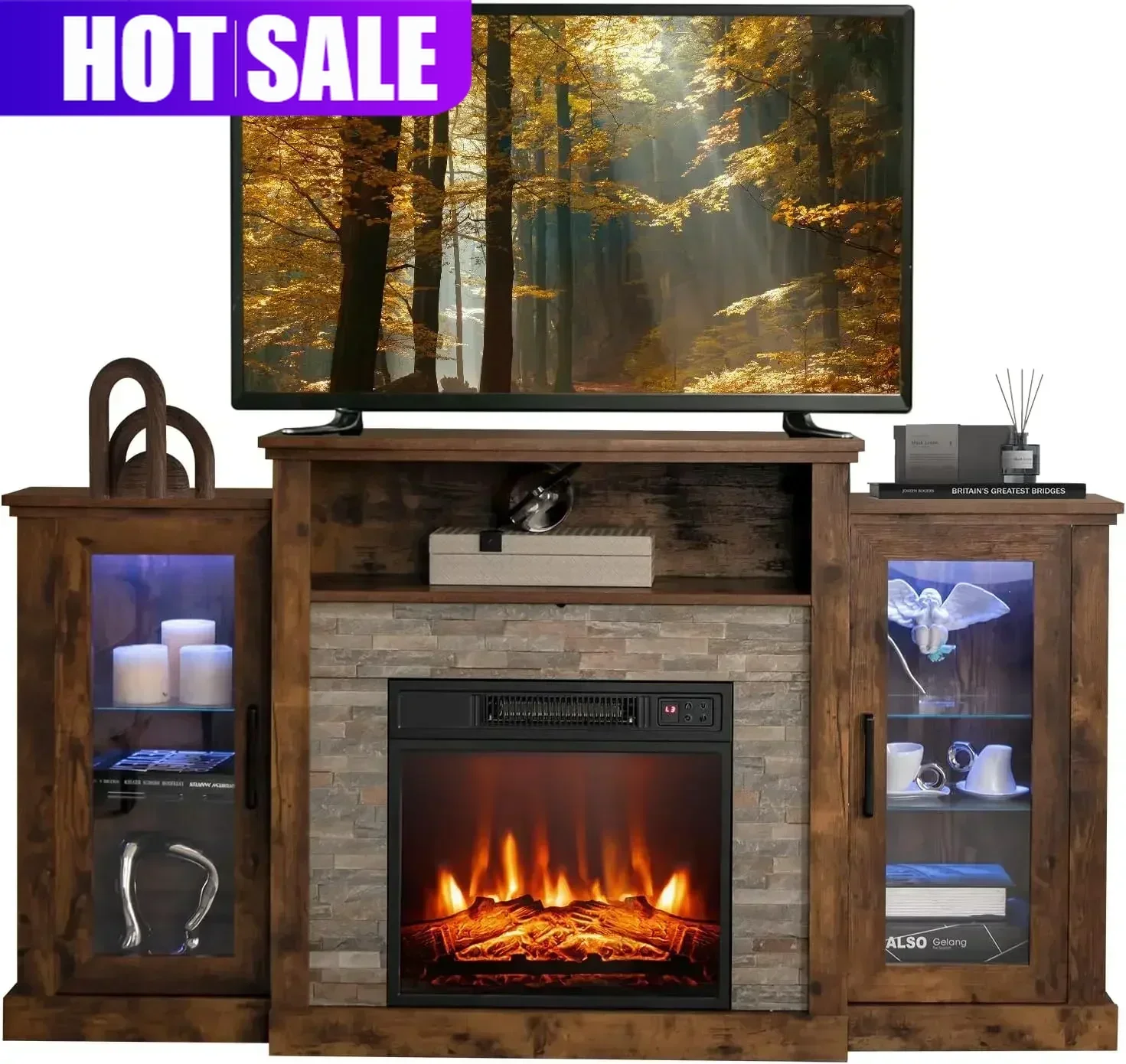 Горячая распродажа! Электрическая тумба-камин для телевизоров до 65 дюймов, 18-дюймовая вставка для камина с управлением через приложение.
Горячая распродажа! Электрическая тумба-камин для телевизоров до 65 дюймов, 18-дюймовая вставка для камина с управлением через приложение.