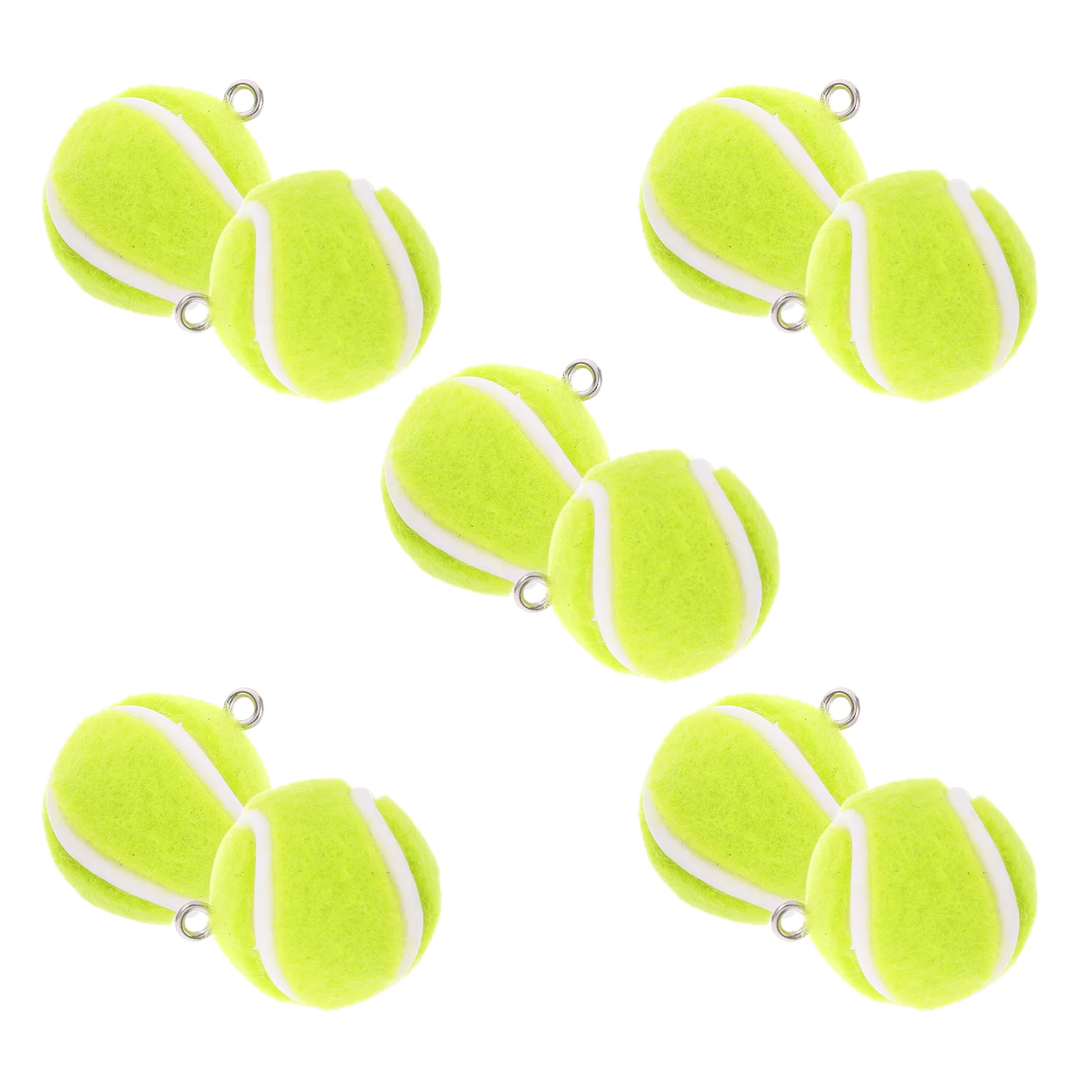 10pcs Mini Tennis Pendants 3D Charms for Jewelry Making Keychains Bag Charms Earrings Hair Accessories Craft Projects
10pcs Mini Tennis Pendants 3D Charms for Jewelry Making Keychains Bag Charms Earrings Hair Accessories Craft Projects