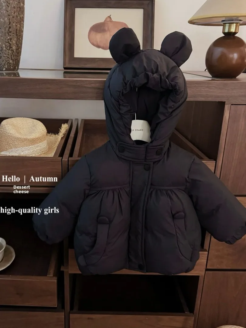 Thickened Cotton Padded Jacket Children's Winter Clothes Boys Girls Korean Style Warm Cotton Coat Floral Bud Design Outerwear
Thickened Cotton Padded Jacket Children's Winter Clothes Boys Girls Korean Style Warm Cotton Coat Floral Bud Design Outerwear