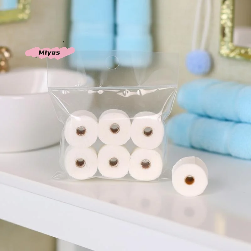 【M】1:12 Dollhouse Miniature Toilet Paper Rolls Set Dollhouse Bathroom Accessories Dollhouse Decoration Pretend Play Toys
【M】1:12 Dollhouse Miniature Toilet Paper Rolls Set Dollhouse Bathroom Accessories Dollhouse Decoration Pretend Play Toys