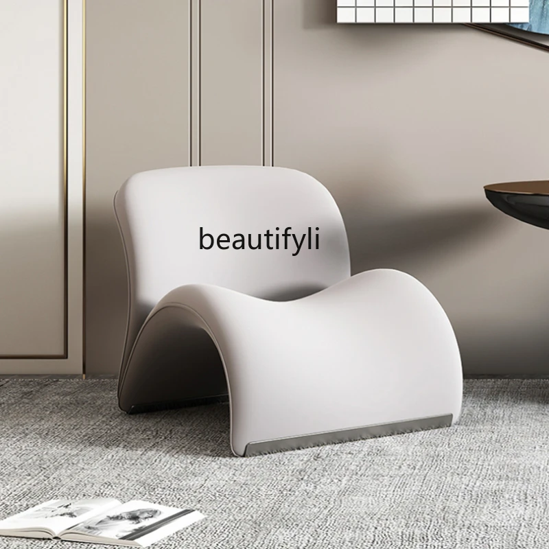 Designer Simple Single Sofa Modern Home Leisure Chair Hotel Lobby Lazy Chair Italian Living Room Recliner
Designer Simple Single Sofa Modern Home Leisure Chair Hotel Lobby Lazy Chair Italian Living Room Recliner