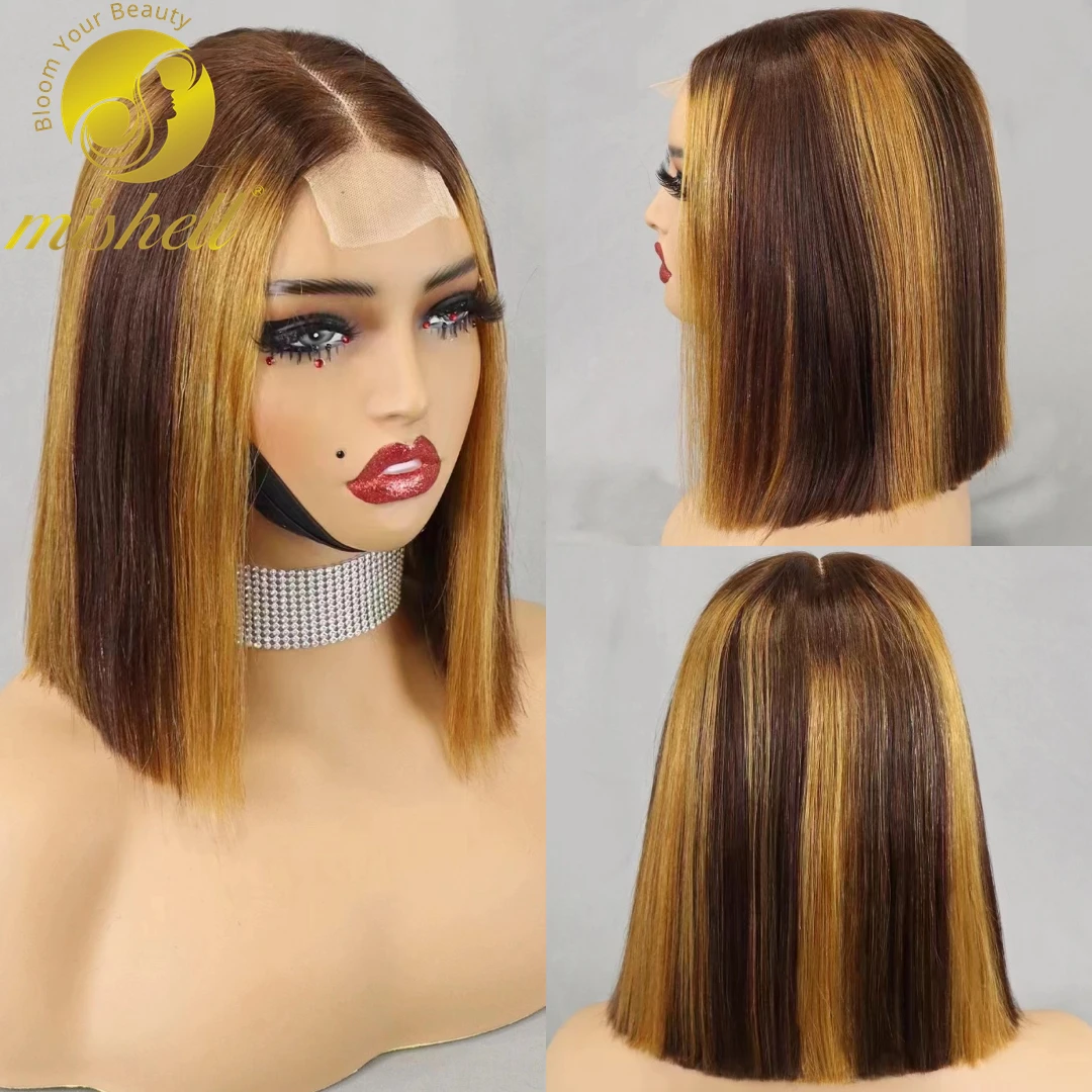 P4-30 Color 2x6 Lace Bob Wigs Short Straight Brazilian Remy Human Hair Wigs 350% Density 12A Human Hair Transparent HD Lace Wigs
P4-30 Color 2x6 Lace Bob Wigs Short Straight Brazilian Remy Human Hair Wigs 350% Density 12A Human Hair Transparent HD Lace Wigs