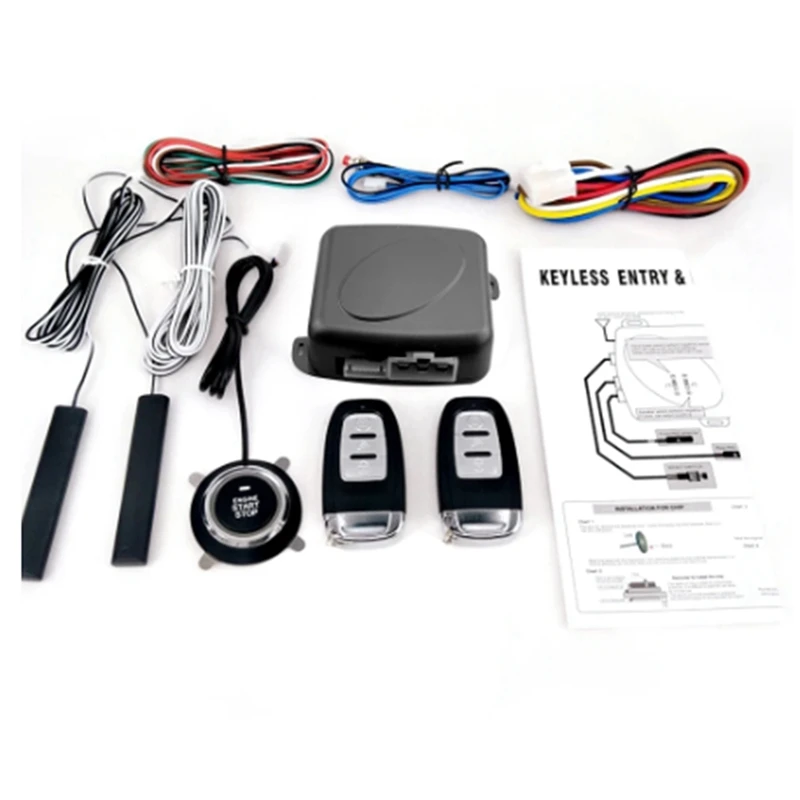 Car SUV Switch Keyless Entry Engine For Start Alarm System Push Button Remote Control Stop Auto Anti-Theft System Easy Install
Car SUV Switch Keyless Entry Engine For Start Alarm System Push Button Remote Control Stop Auto Anti-Theft System Easy Install