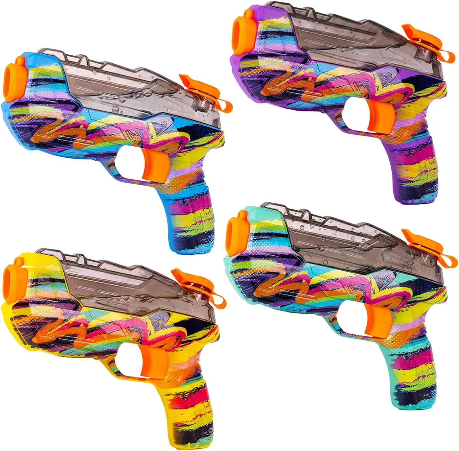 4 Pack Water Guns for Kids & Adults, Long Range Squirt Pistol, Summer Outdoor Pool Beach Toys
4 Pack Water Guns for Kids & Adults, Long Range Squirt Pistol, Summer Outdoor Pool Beach Toys