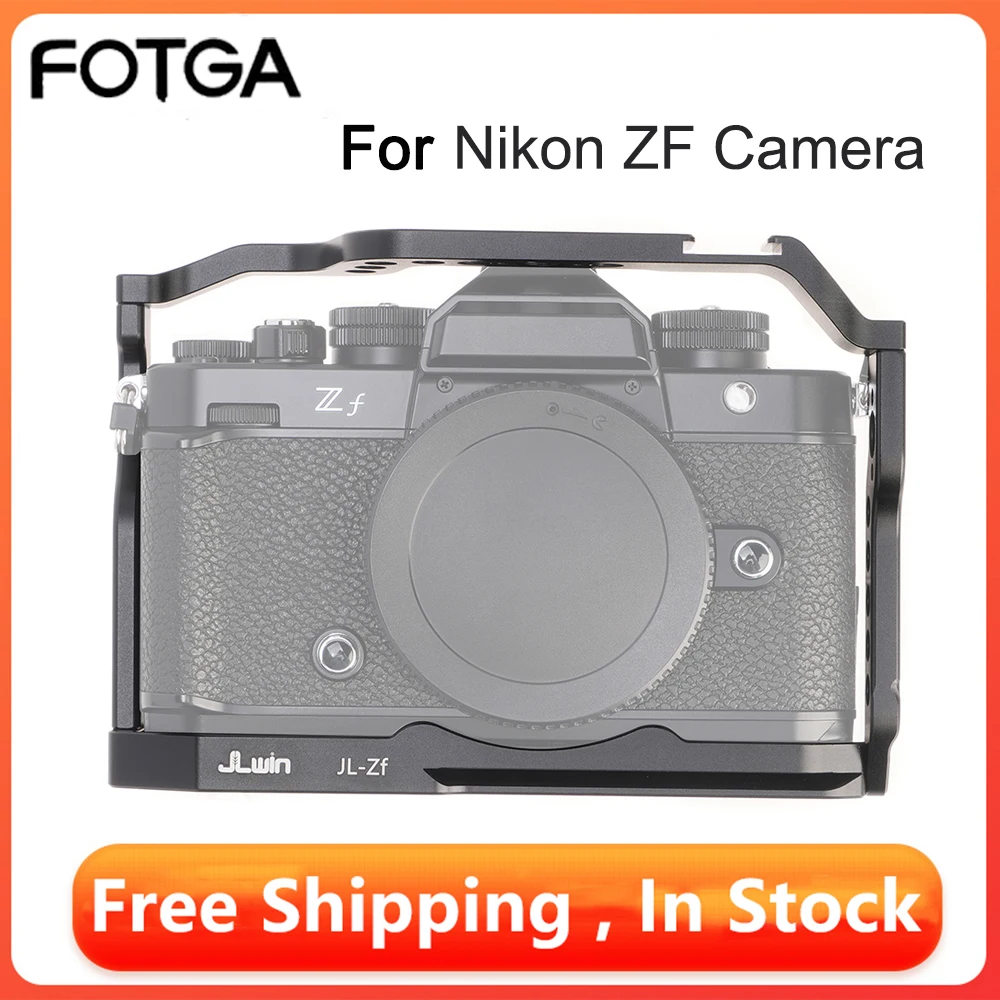 FOTGA Camera Cage Kit Protective For Nikon ZF Camera Cage 1/4 Threaded Hole Cold Shoe Mount For Arca Tripod Quick Release Plate
FOTGA Camera Cage Kit Protective For Nikon ZF Camera Cage 1/4 Threaded Hole Cold Shoe Mount For Arca Tripod Quick Release Plate
