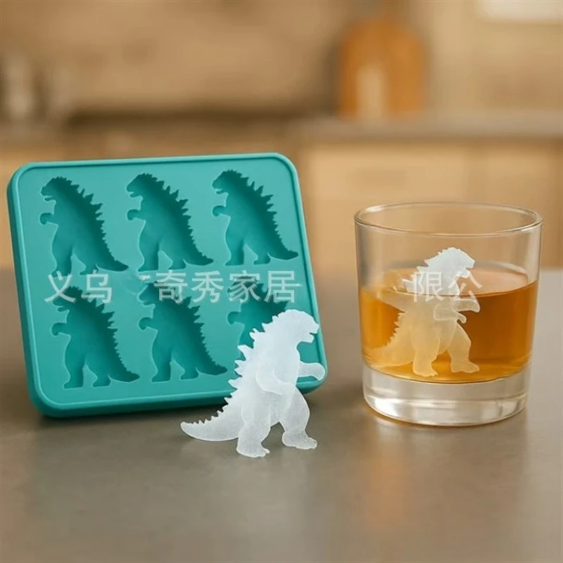 6 Grid Godzilla Ice Mold Large Silicone Ice Cube Molds Makes IceDragon DIY Maker Cube Tray Household Ice Lattice Holiday Gifts
6 Grid Godzilla Ice Mold Large Silicone Ice Cube Molds Makes IceDragon DIY Maker Cube Tray Household Ice Lattice Holiday Gifts