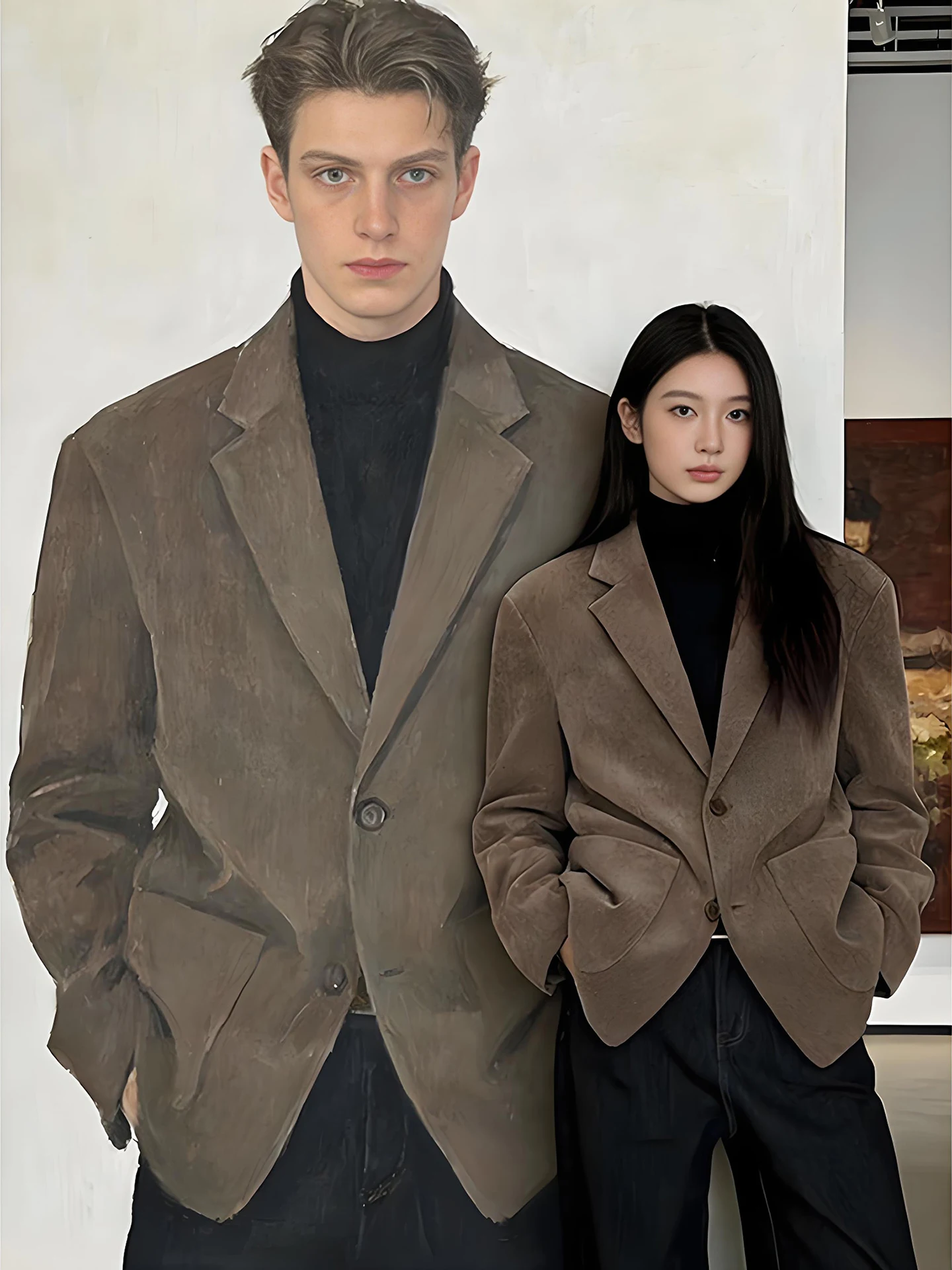 Мужской вельветовый пиджак цвета хаки для весны и осени, повседневный, в западном стиле, немнущийся, с идеальной посадкой
Мужской вельветовый пиджак цвета хаки для весны и осени, повседневный, в западном стиле, немнущийся, с идеальной посадкой