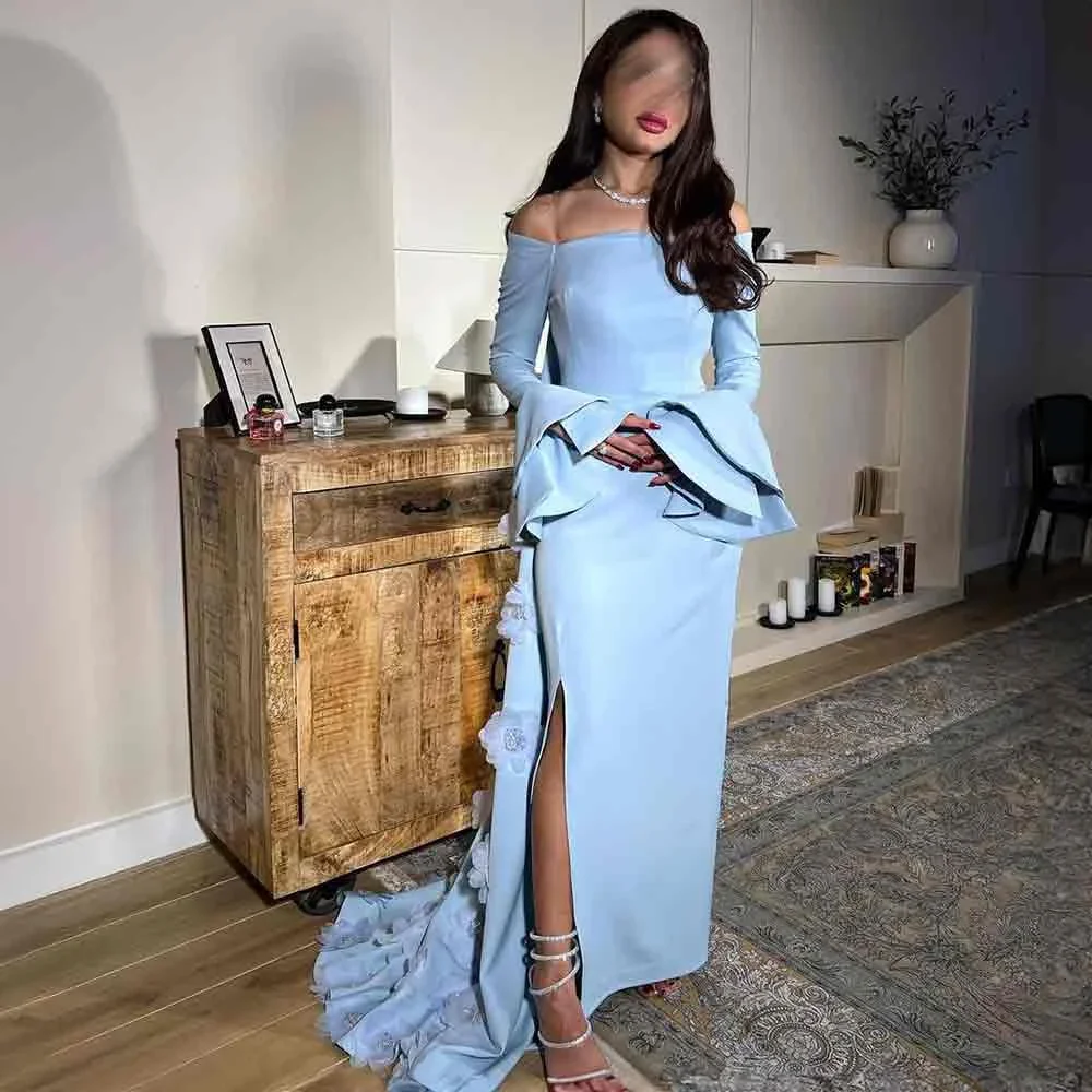 Customized Off The Shouler Evening Dresses Mermaid Floor-Length Formal Party Dresses for Birthday Party Long Prom Dresses
Customized Off The Shouler Evening Dresses Mermaid Floor-Length Formal Party Dresses for Birthday Party Long Prom Dresses