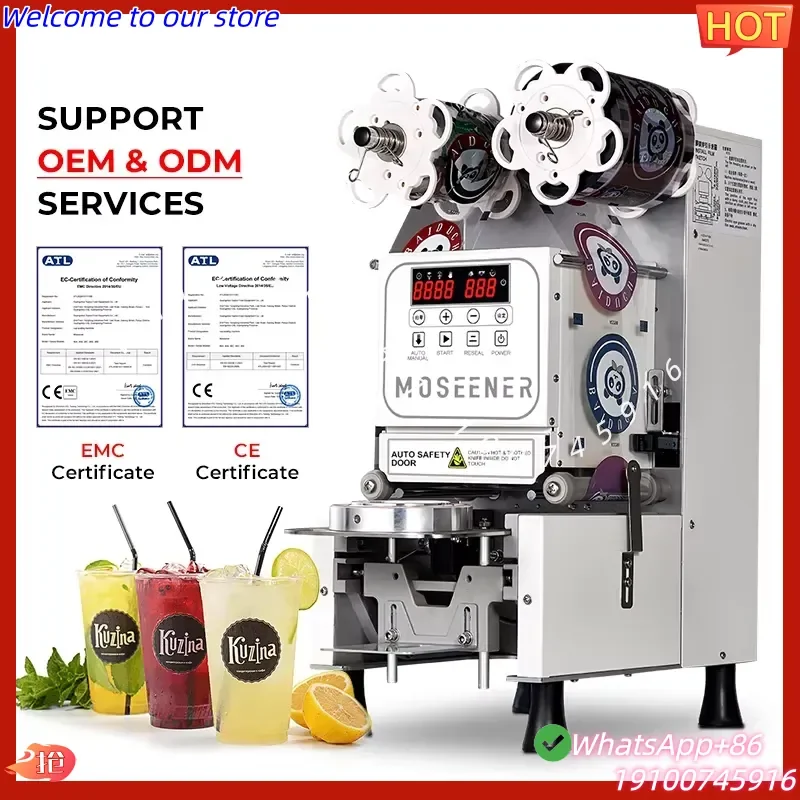 2026Hot Moseener Sealer Cup Sealing Machine Milk Coffee Yogurt Juice Boba Bubble Fully Automatic Plastic White 450
2026Hot Moseener Sealer Cup Sealing Machine Milk Coffee Yogurt Juice Boba Bubble Fully Automatic Plastic White 450