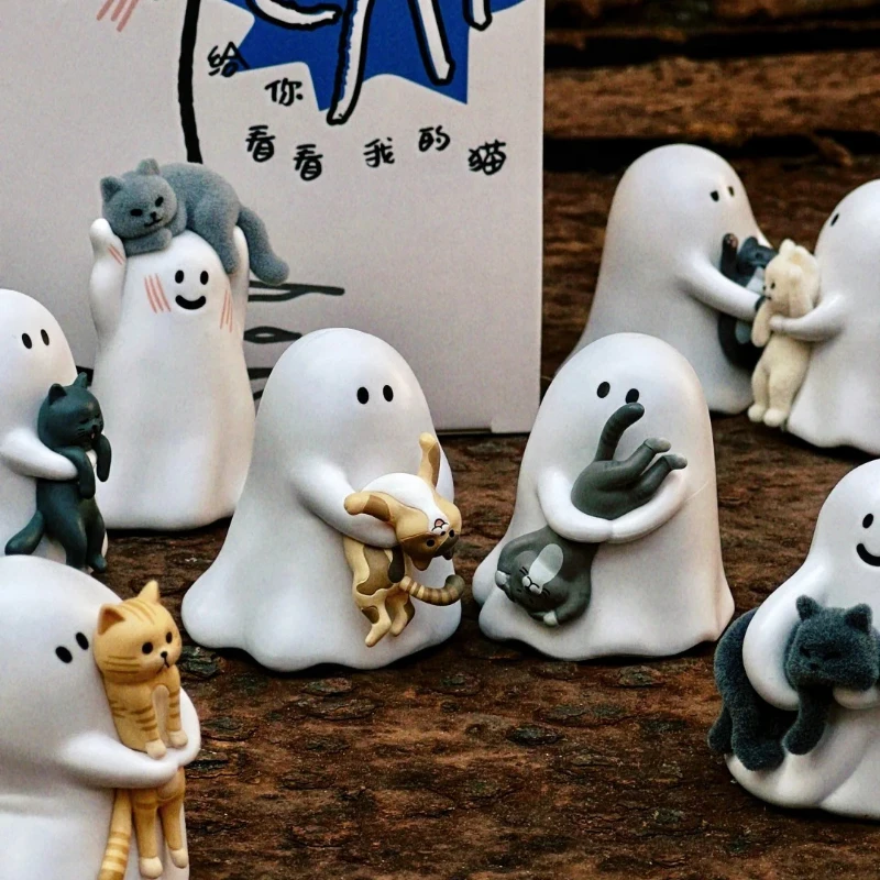 In stock Ghost Cat Blind Box Figures Cute Collectible Trendy Toy Desktop Ornaments Mystery Surprise Gift Girls Cat Friend Gift
In stock Ghost Cat Blind Box Figures Cute Collectible Trendy Toy Desktop Ornaments Mystery Surprise Gift Girls Cat Friend Gift