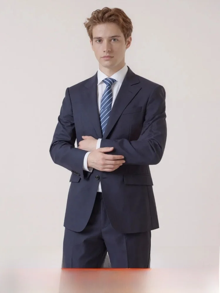 Dinguo! 50S Initial eared Wool! Autumn Winter Men's Busin Casual f Linen Suit Pants Set Stand Fit Double Slit
Dinguo! 50S Initial eared Wool! Autumn Winter Men's Busin Casual f Linen Suit Pants Set Stand Fit Double Slit