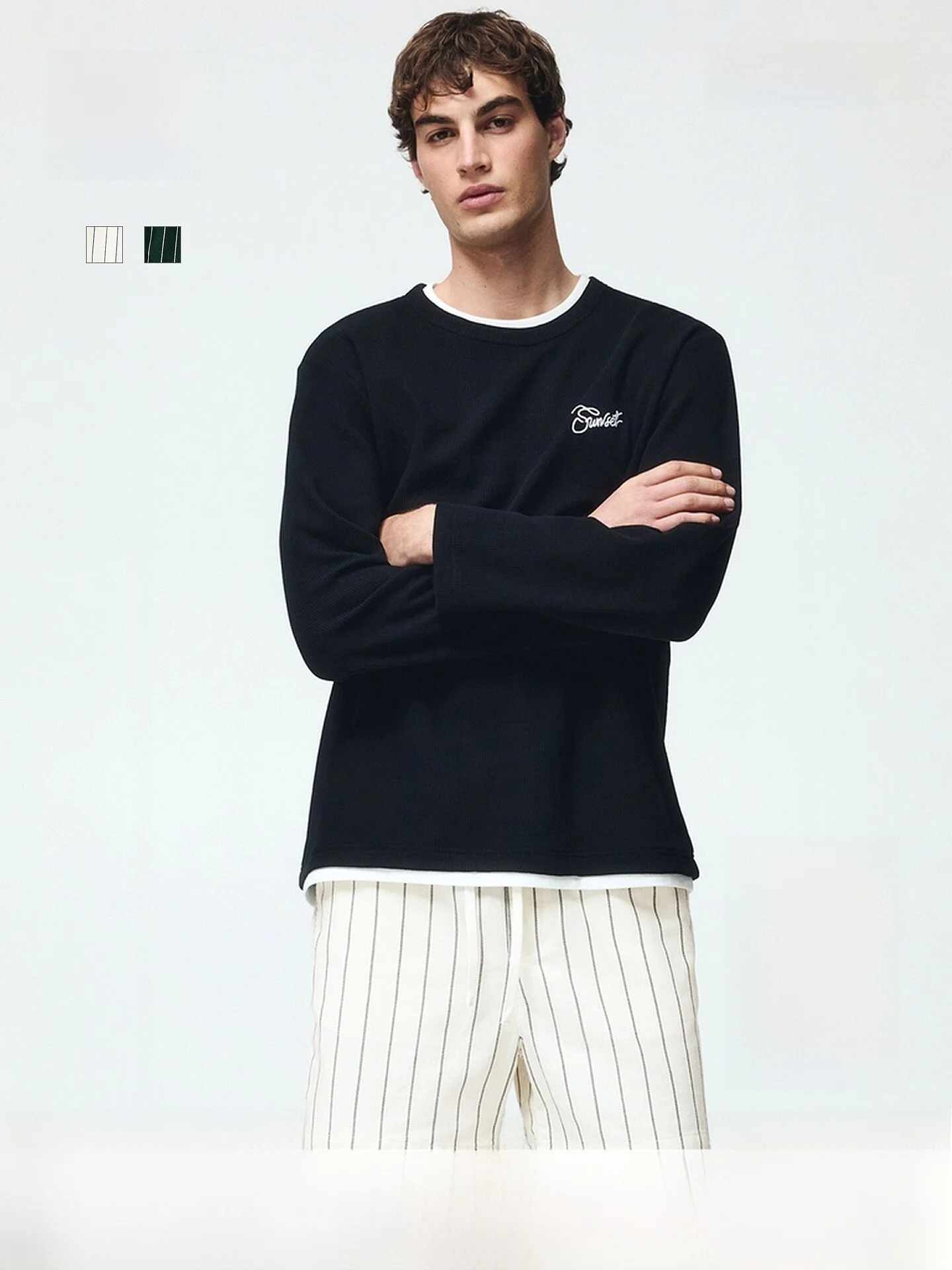 H&M Men's Casual Loose Fit Shorts Standard Size Summer 2026 Drawstring Elastic Waist Cotton Polyester Linen Blend Shorts
H&M Men's Casual Loose Fit Shorts Standard Size Summer 2026 Drawstring Elastic Waist Cotton Polyester Linen Blend Shorts