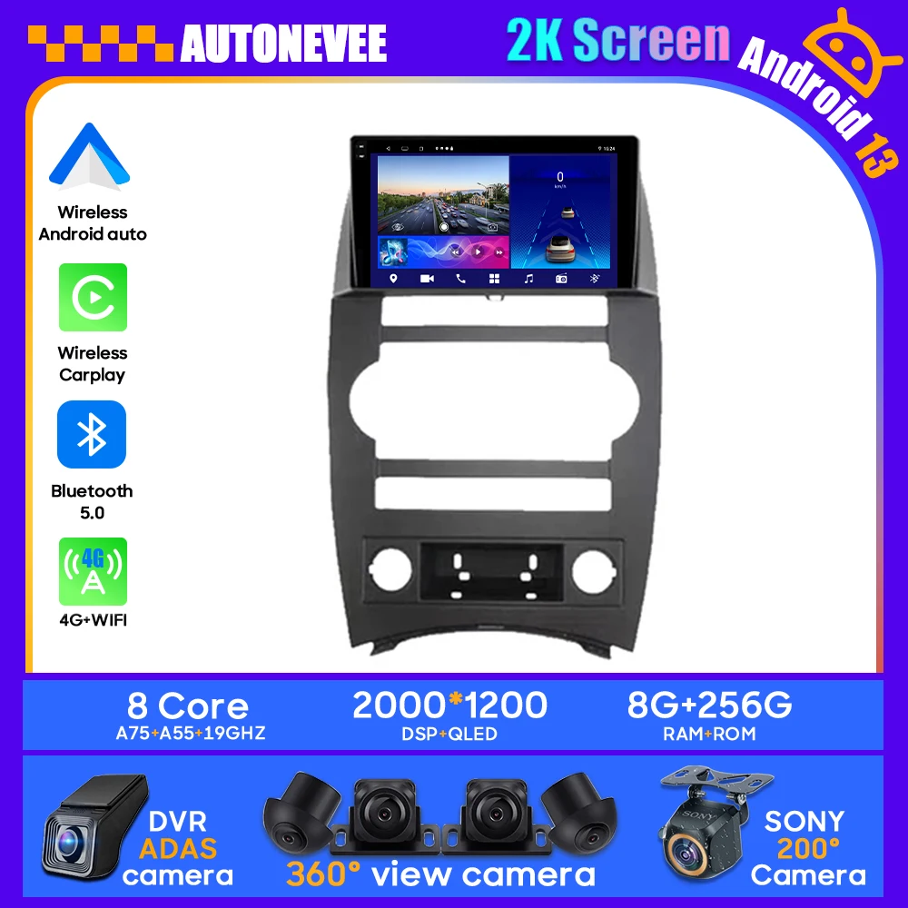 Автомагнитола 2 din на Android для Jeep Commander XK 2007, Автомобильный плеер, DVD, Carplay, мультимедийная навигация, 2din, видеоголовное устройство, экран
Автомагнитола 2 din на Android для Jeep Commander XK 2007, Автомобильный плеер, DVD, Carplay, мультимедийная навигация, 2din, видеоголовное устройство, экран