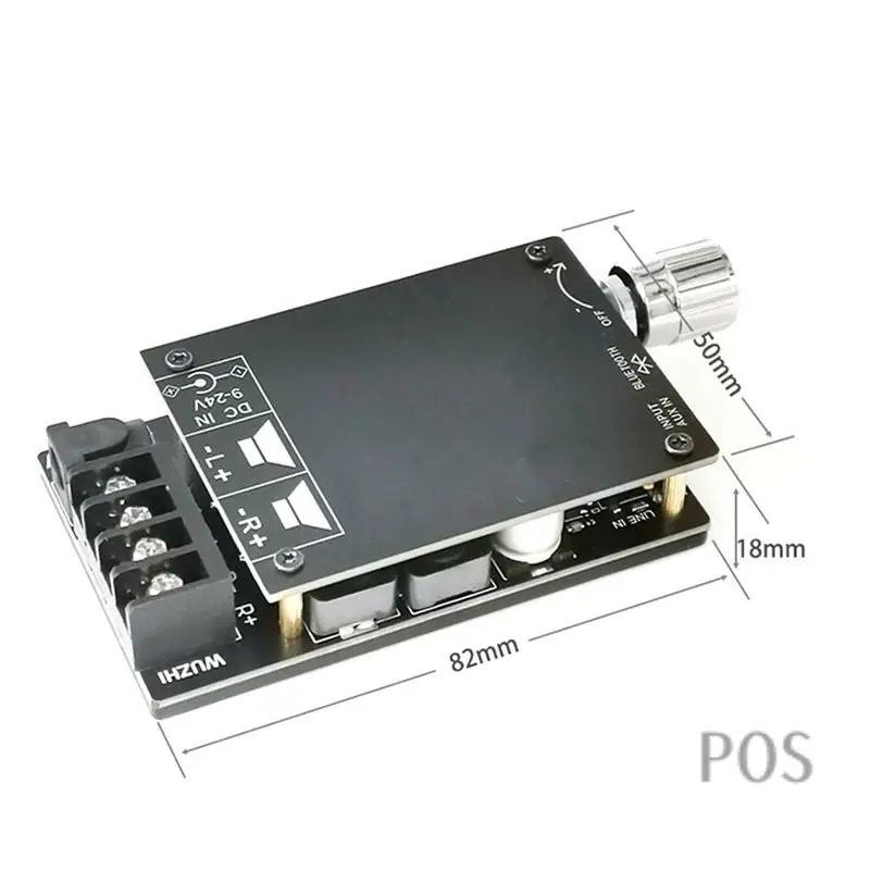 Bluetooth 5.0 Amplifier Board TPA3116 2X 50W Audio Amplifier Module With LC Technology Filter-POS
Bluetooth 5.0 Amplifier Board TPA3116 2X 50W Audio Amplifier Module With LC Technology Filter-POS