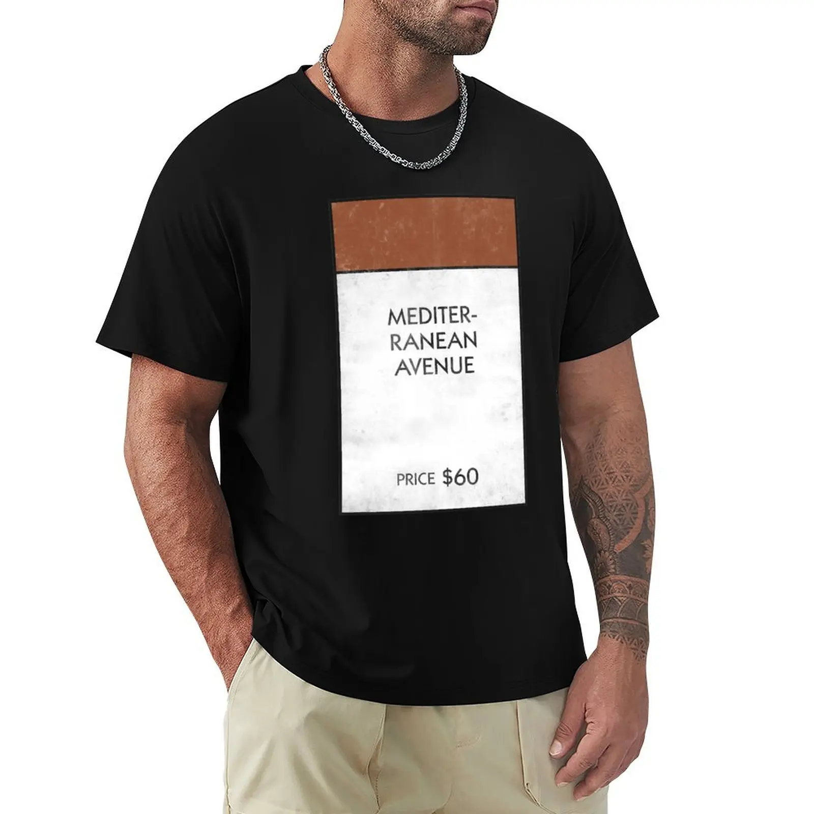 Mediterranean Avenue Board Game Property Space Grunge T-Shirt Big and Tall Solid Color T-Shirt
Mediterranean Avenue Board Game Property Space Grunge T-Shirt Big and Tall Solid Color T-Shirt
