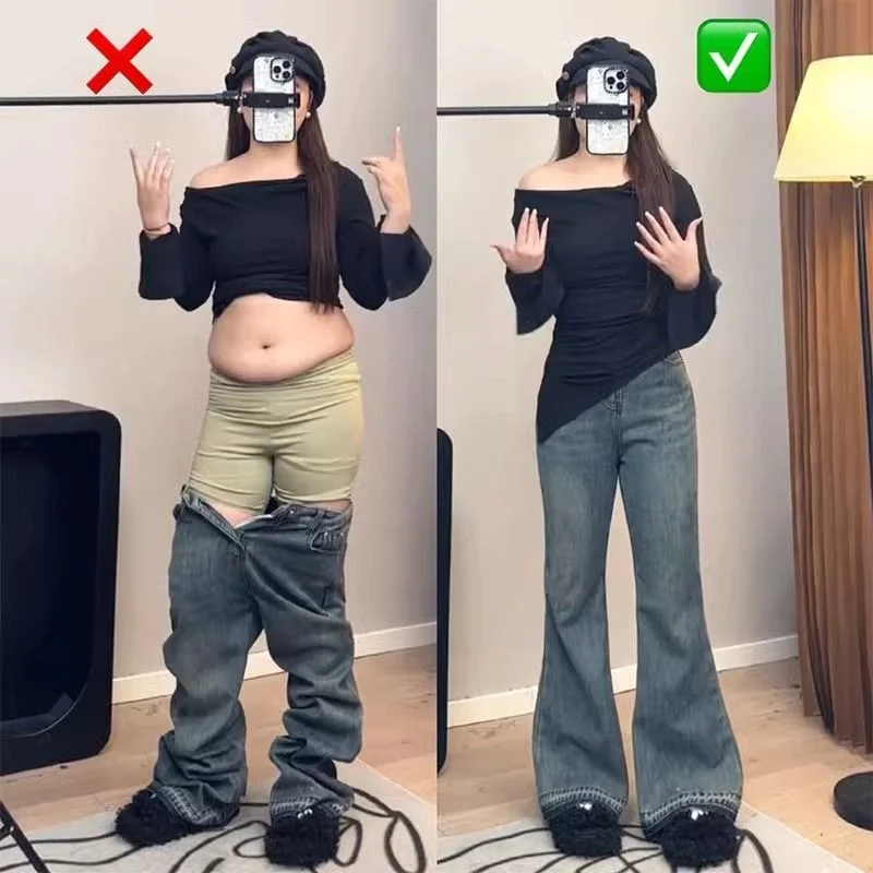 Джинсы Bootcut больших размеров, женские брюки с низкой посадкой и цветочным принтом в стиле хиппи, художественные брюки с бантом, повседневная строчка, школьная одежда, слегка края, Ins
Джинсы Bootcut больших размеров, женские брюки с низкой посадкой и цветочным принтом в стиле хиппи, художественные брюки с бантом, повседневная строчка, школьная одежда, слегка края, Ins