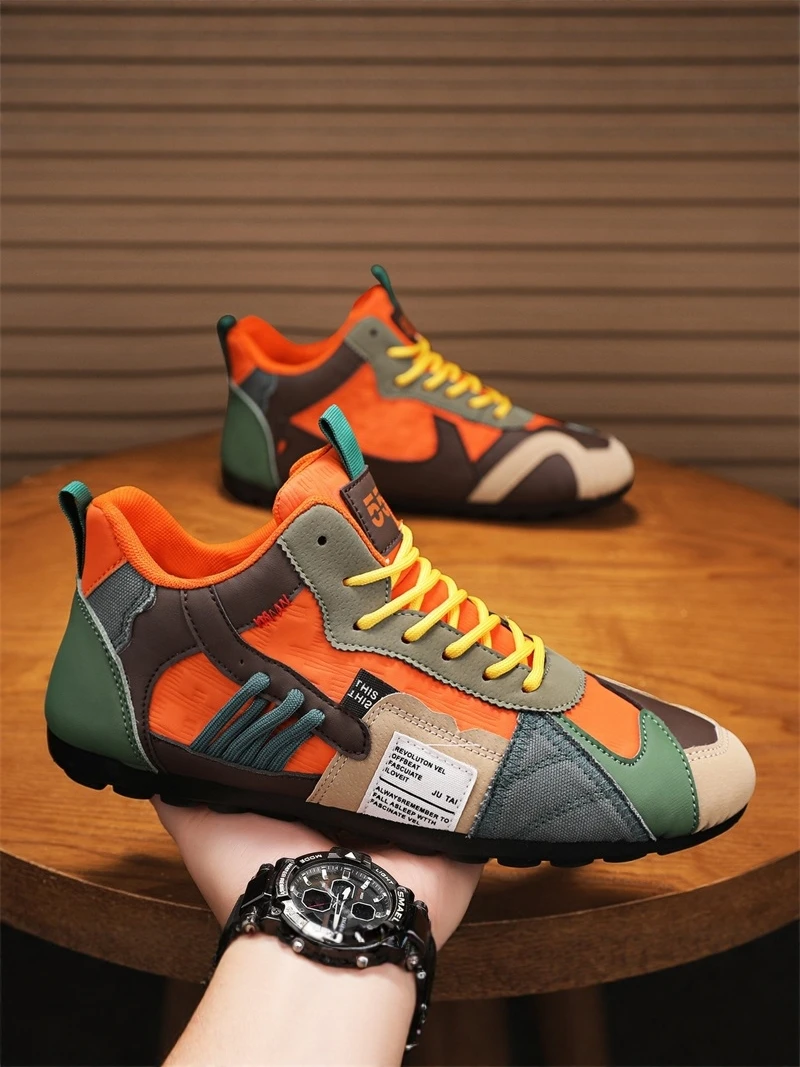 Men's Winter High Top Cotton Shoes Fleece Lined Warm Casual Fashionable Sporty Versatile Design AGAM Cotton Shoes
Men's Winter High Top Cotton Shoes Fleece Lined Warm Casual Fashionable Sporty Versatile Design AGAM Cotton Shoes