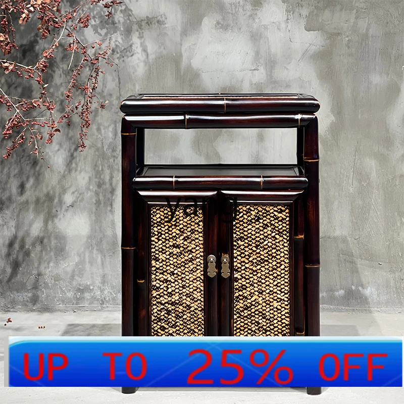 Приставной столик в стиле LH Ming, круглый бамбуковый антикварный боковой шкаф ручной работы, угловой столик в китайском стиле, приставной столик для заваривания чая
Приставной столик в стиле LH Ming, круглый бамбуковый антикварный боковой шкаф ручной работы, угловой столик в китайском стиле, приставной столик для заваривания чая