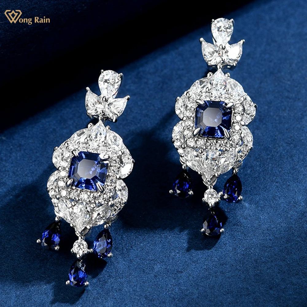 Wong Rain Sparkling Pass Test Стерлинговое серебро 925 пробы 5*5 мм Сапфир Драгоценный камень Серьги-гвоздики Изящные ювелирные изделия Подарки на годовщину
Wong Rain Sparkling Pass Test Стерлинговое серебро 925 пробы 5*5 мм Сапфир Драгоценный камень Серьги-гвоздики Изящные ювелирные изделия Подарки на годовщину