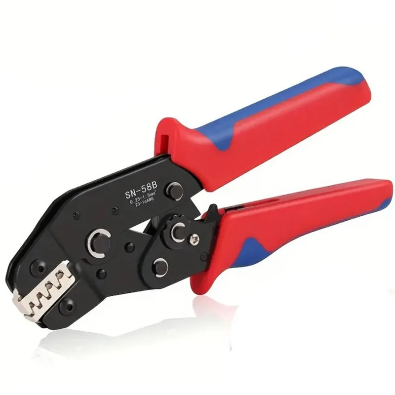 Non-insulated Open Barrel Crimping Tool SN-58B 23-16 AWG /0.25-1.5mm², Dupont Molex JST TE Terminals & EPC PCIE SATA Pins
Non-insulated Open Barrel Crimping Tool SN-58B 23-16 AWG /0.25-1.5mm², Dupont Molex JST TE Terminals & EPC PCIE SATA Pins
