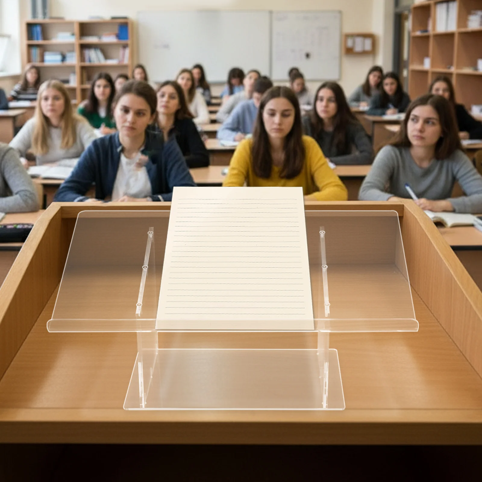 Acrylic Tabletop Podium, Clear Podium Stand for Weddings, Classroom, Conference, Churches, Professional Presentation
Acrylic Tabletop Podium, Clear Podium Stand for Weddings, Classroom, Conference, Churches, Professional Presentation