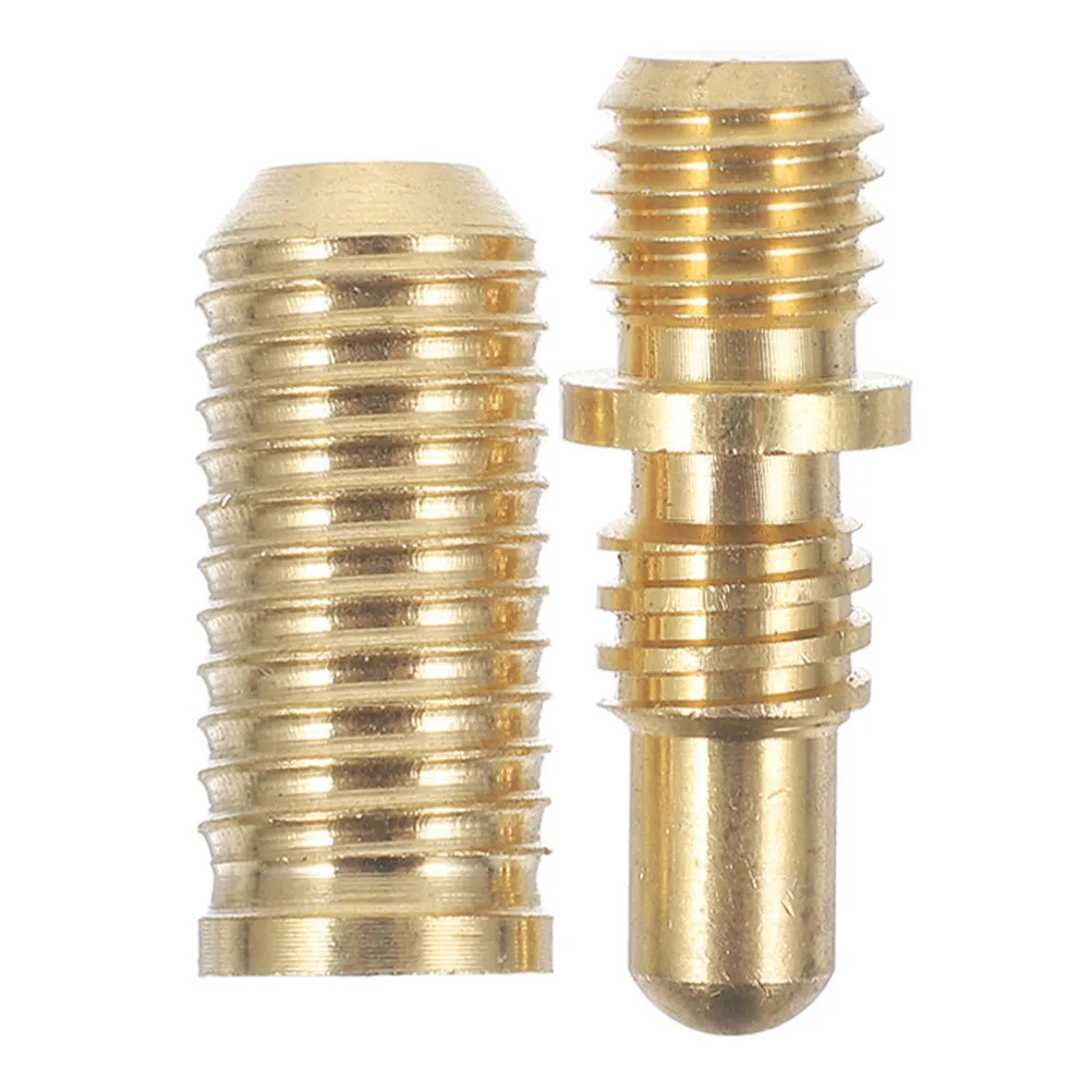 1Set Heavy Duty Copper Pool Cue Joint Parts Secure Stable Connection Billiard Cue Extension Screws Snooker Hardware
1Set Heavy Duty Copper Pool Cue Joint Parts Secure Stable Connection Billiard Cue Extension Screws Snooker Hardware