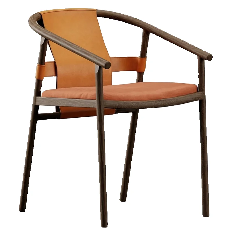 Modern Minimalist Light Luxury Minimalist Saddle Leather Lounge Chair Solid Wood Ash Designer Homestay Dining Chair
Modern Minimalist Light Luxury Minimalist Saddle Leather Lounge Chair Solid Wood Ash Designer Homestay Dining Chair