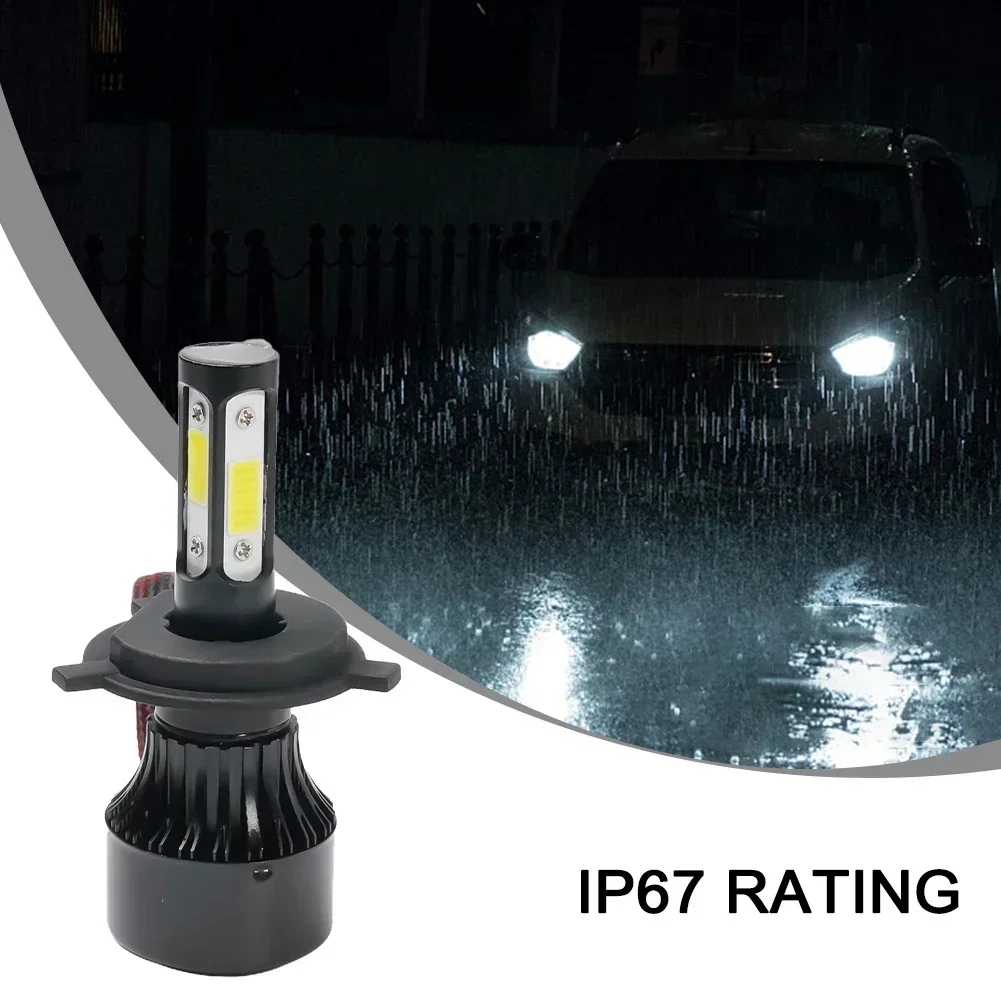 High/Low Beam Headlights IP68 Waterproof 2500W 375000LM 4-Sides 6500K 9003 Bulbs Conversion Replacement Shockproof
High/Low Beam Headlights IP68 Waterproof 2500W 375000LM 4-Sides 6500K 9003 Bulbs Conversion Replacement Shockproof