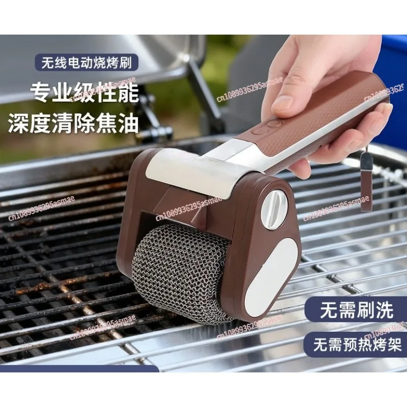 Electric BBQ Brush 304 Stainless Steel Rechargeable Outdoor Removable Roller Wireless Cleaning Brush
Electric BBQ Brush 304 Stainless Steel Rechargeable Outdoor Removable Roller Wireless Cleaning Brush