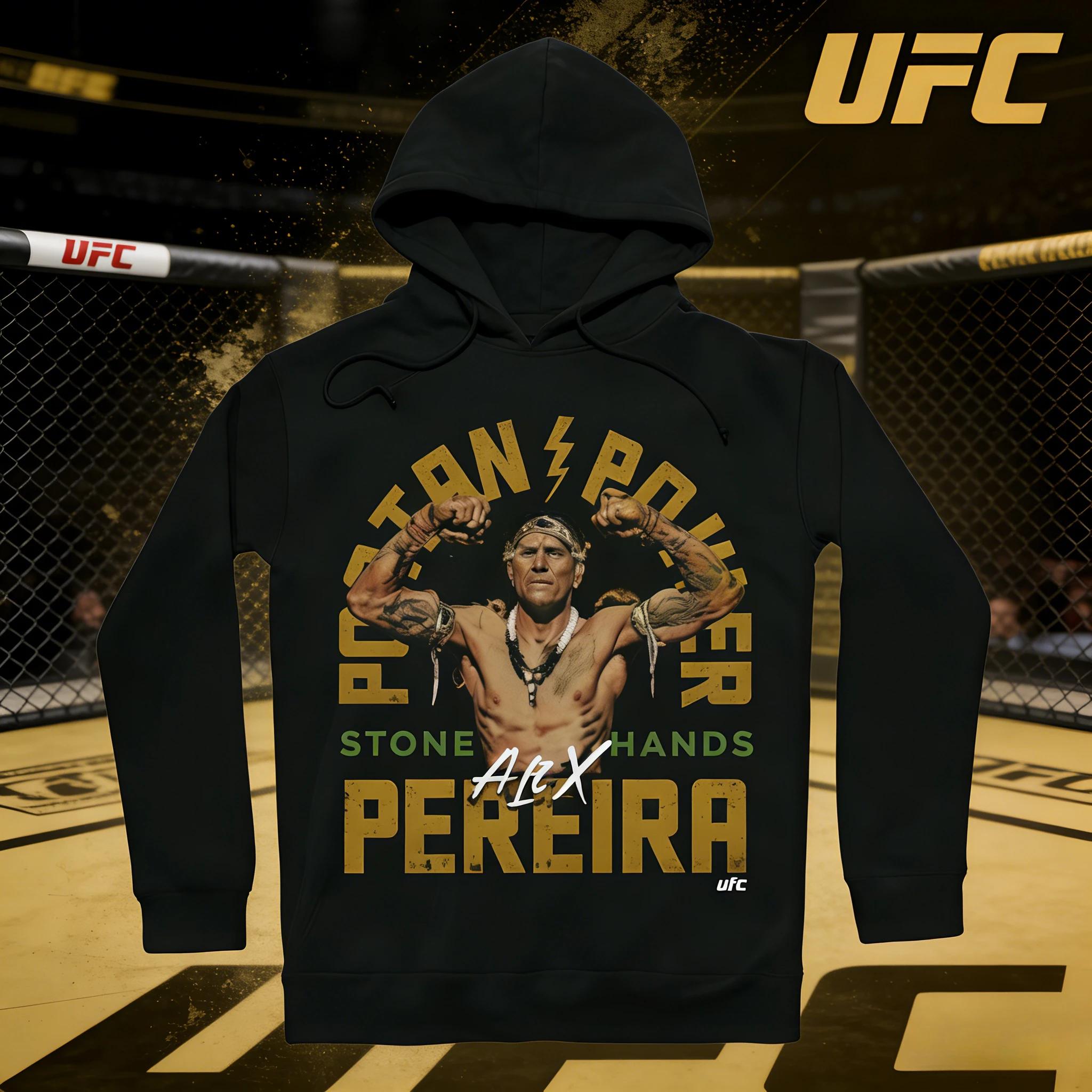 Тема UFC Alex Pereira 2026, осень/зима, 100% хлопок, удобная повседневная толстовка с принтом, подходит для мужчин и женщин
Тема UFC Alex Pereira 2026, осень/зима, 100% хлопок, удобная повседневная толстовка с принтом, подходит для мужчин и женщин