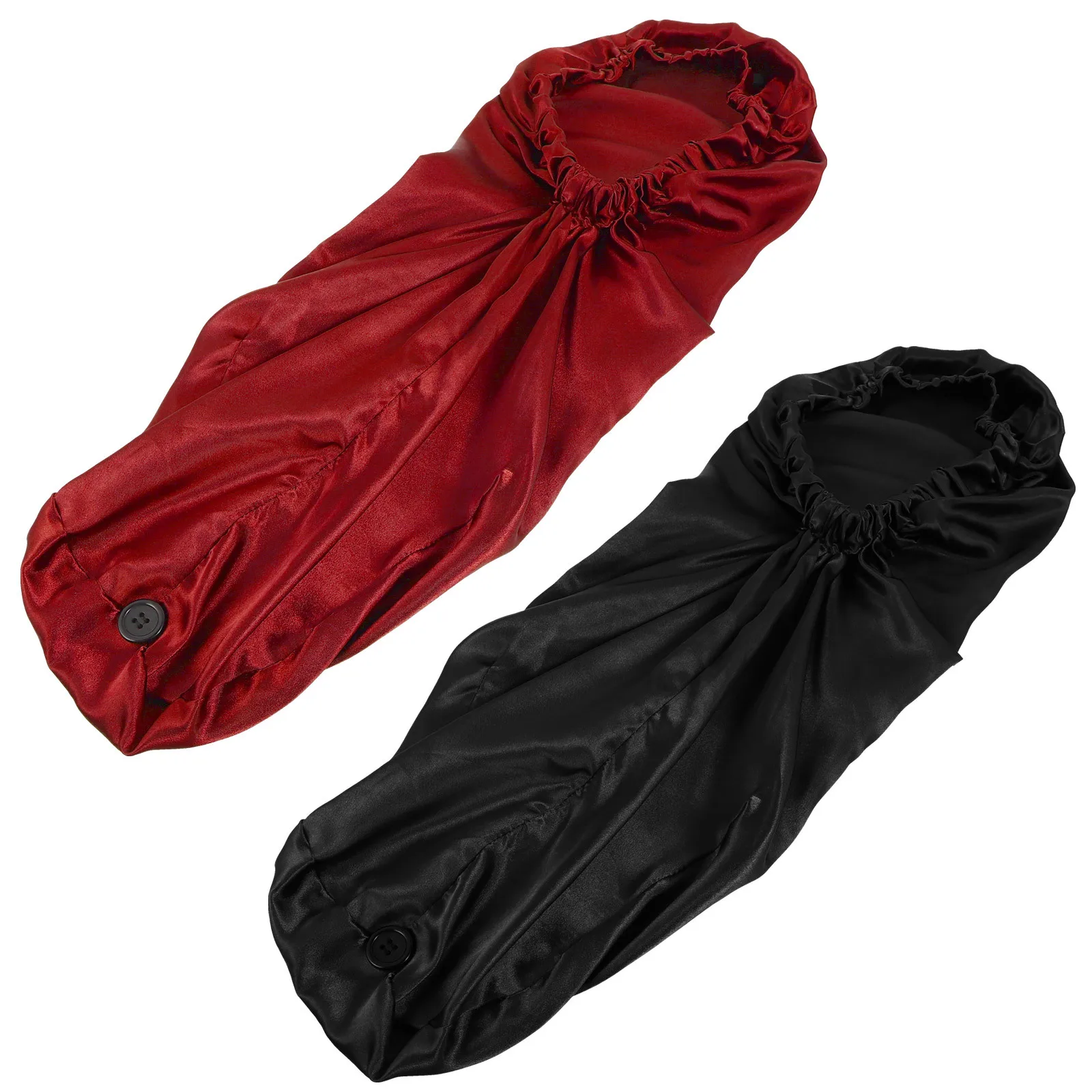 2Pcs Satin Long-Cylinder Buckle Hair Care Bonnets Hats Shower Sleeping Caps Satin
2Pcs Satin Long-Cylinder Buckle Hair Care Bonnets Hats Shower Sleeping Caps Satin
