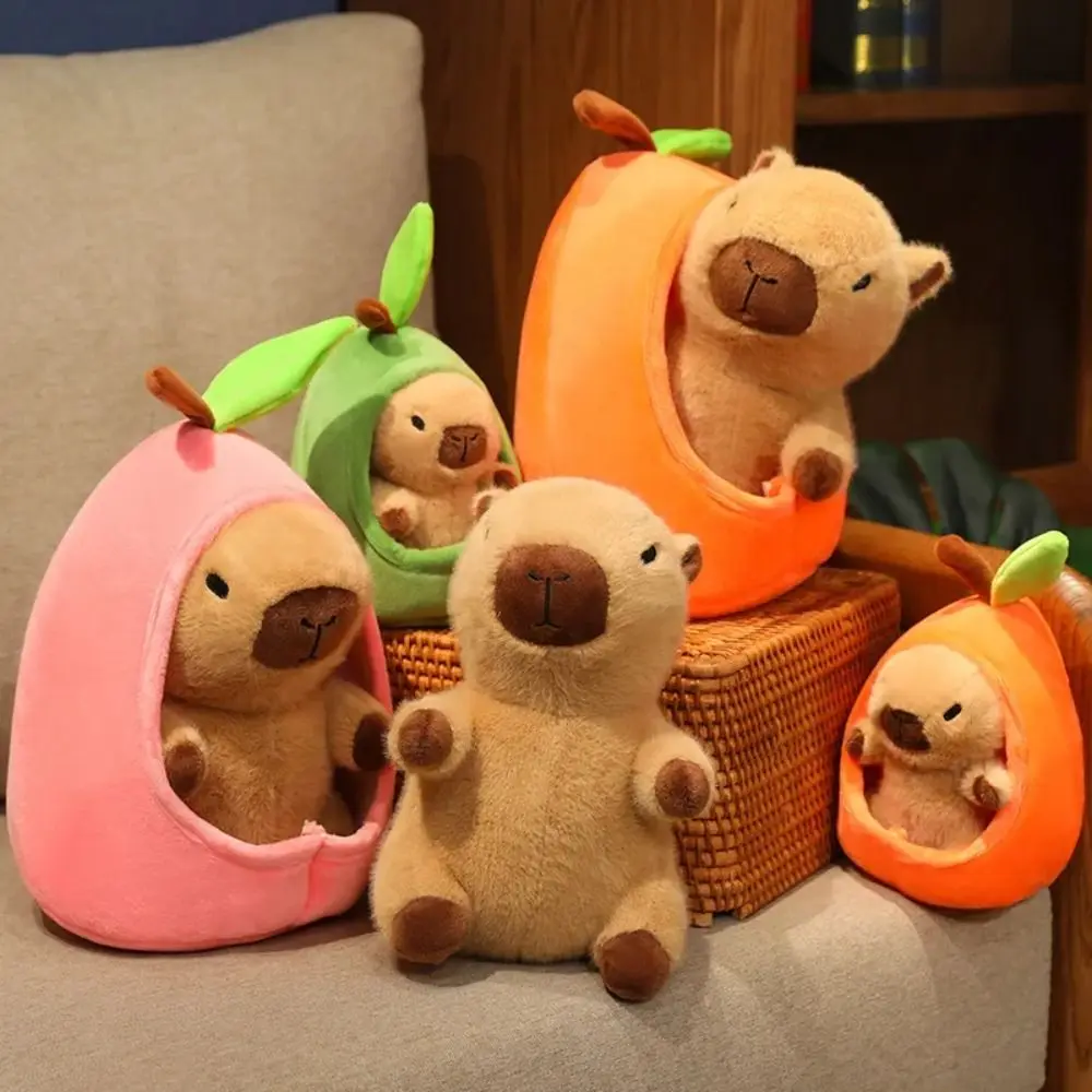 1 Pc Cartoon Cute Capybara Anime Fluffty Toy Soft Fruit House Plush Animals Doll Kids Birthday Presents Home Sofa Decoration
1 Pc Cartoon Cute Capybara Anime Fluffty Toy Soft Fruit House Plush Animals Doll Kids Birthday Presents Home Sofa Decoration