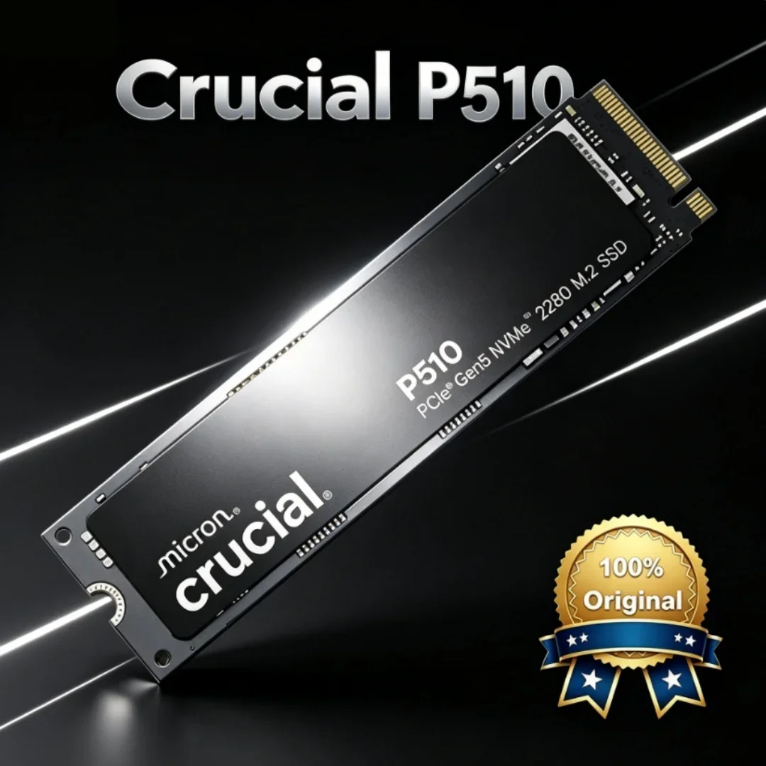 New Arrival High Speed Crucial P510 1TB PCIe Gen5 M.2 2280 NVMe SSD 11000MB/s Read 9500MB/s Write Better Than P3 Plus
New Arrival High Speed Crucial P510 1TB PCIe Gen5 M.2 2280 NVMe SSD 11000MB/s Read 9500MB/s Write Better Than P3 Plus