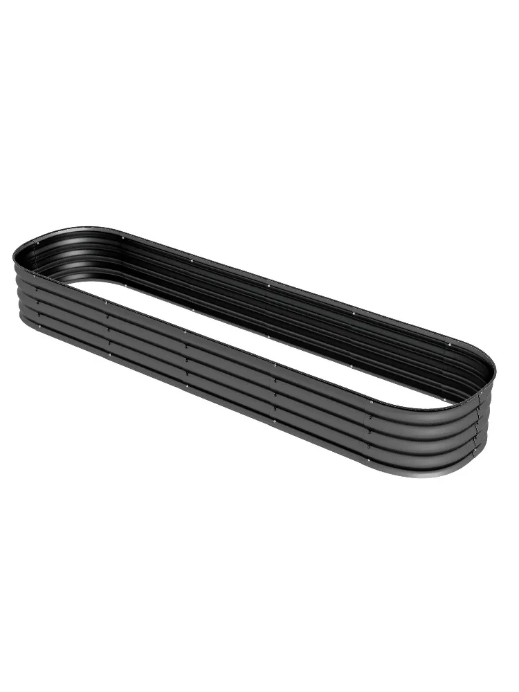 For Outsunny Metal Raised Garden Bed Kit 7.9ft Dark Gray Galvanized Planter Box for Spacious Gardening 
For Outsunny Metal Raised Garden Bed Kit 7.9ft Dark Gray Galvanized Planter Box for Spacious Gardening